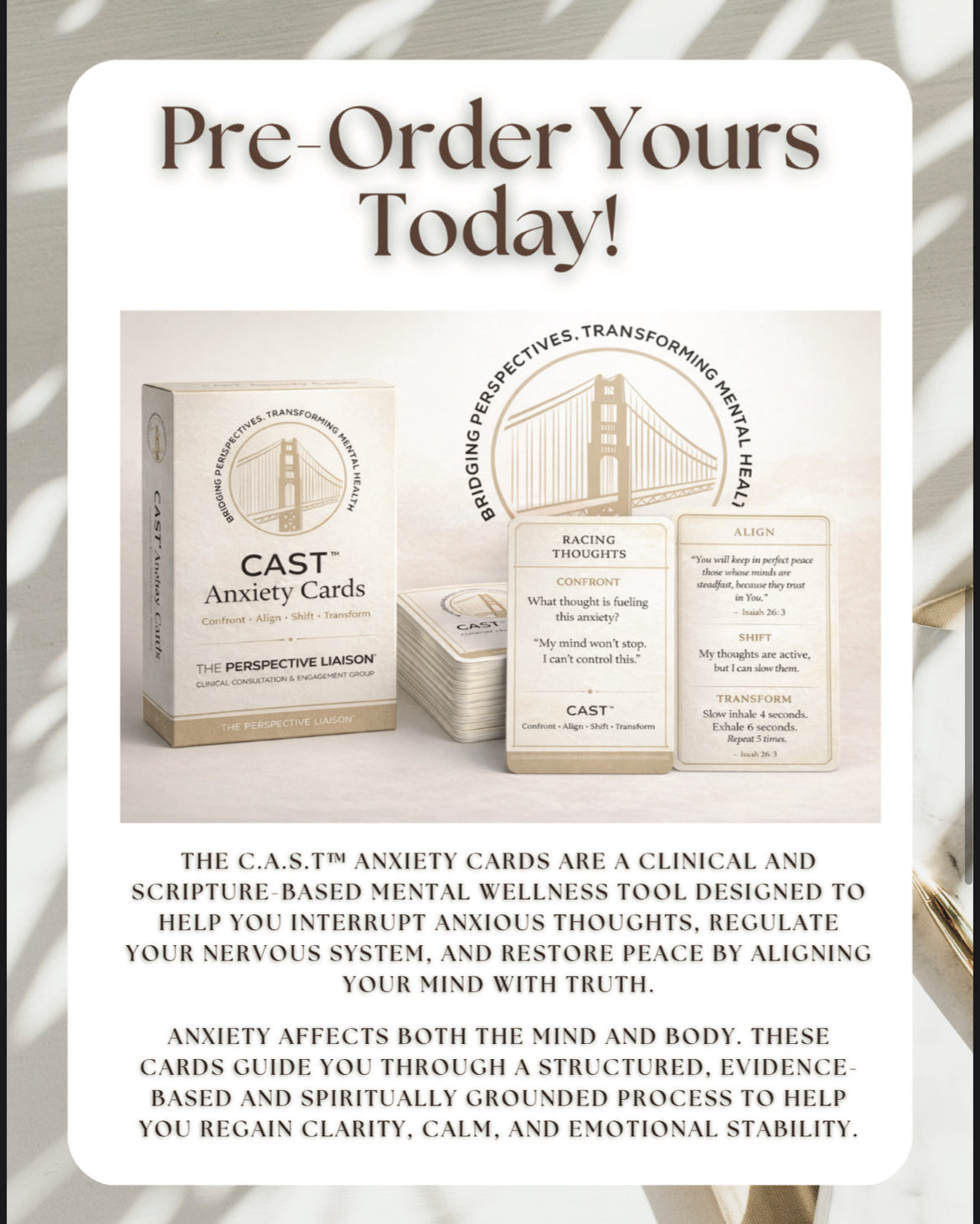 The C.A.S.T Anxiety Cards